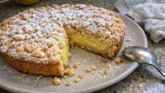 Lemon Sbriciolata: An Italian Crumb Tart with Bright, Creamy Lemon Filling